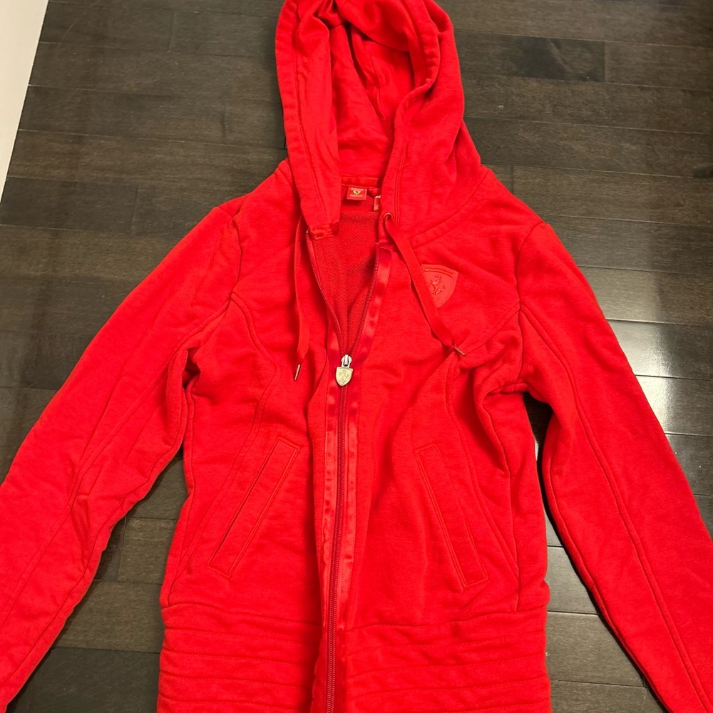 Ferrari Red Scuderia Jacket Hoodie Woman’s XS